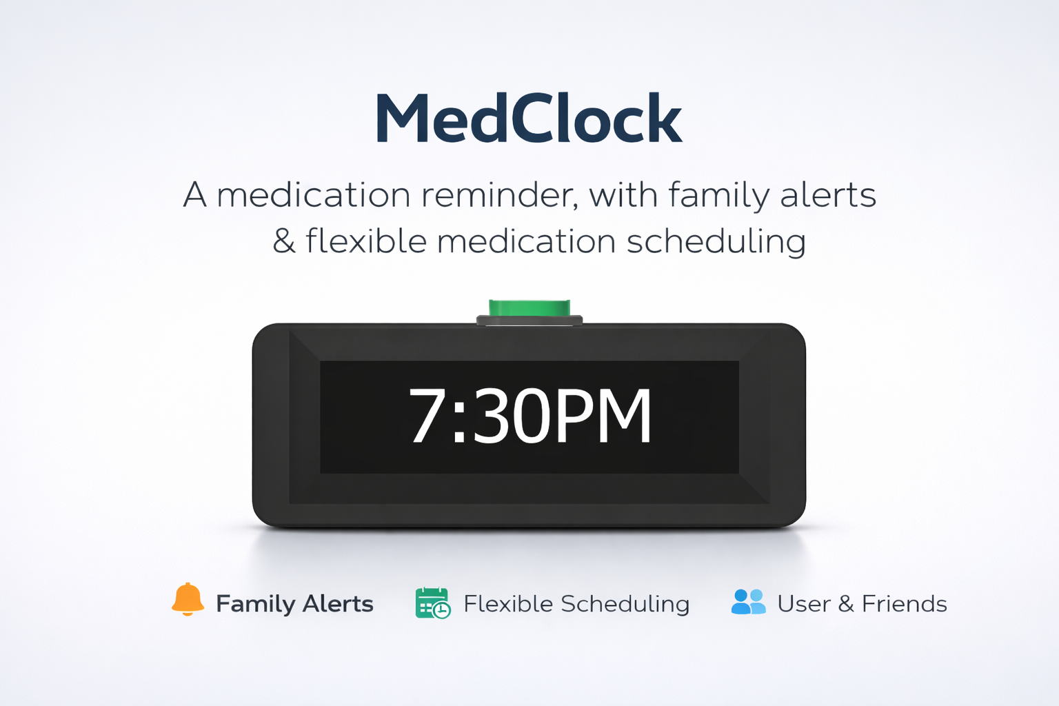 MedClock - Simple Medication Reminder for Independent Living